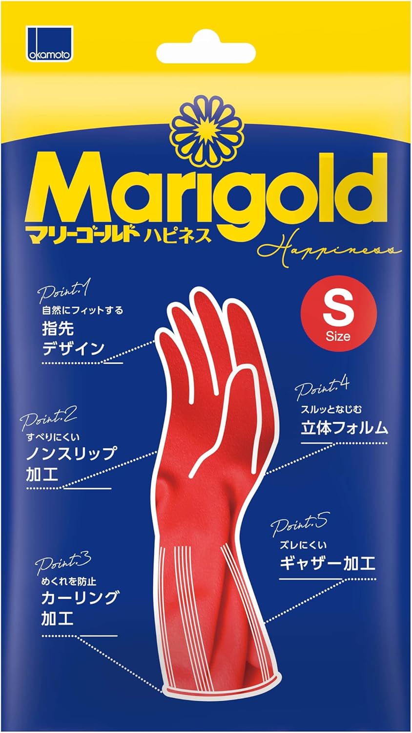 楽天市場】オカモト ビルパール 炊事手袋 M ビニール厚手（裏毛付