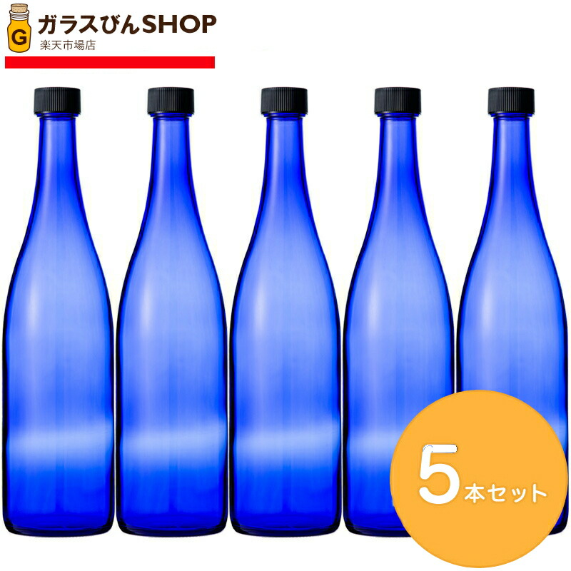 楽天市場】ガラス瓶 酒瓶 清酒1800-CBT 【一升瓶】 CBTブルー 1800ml