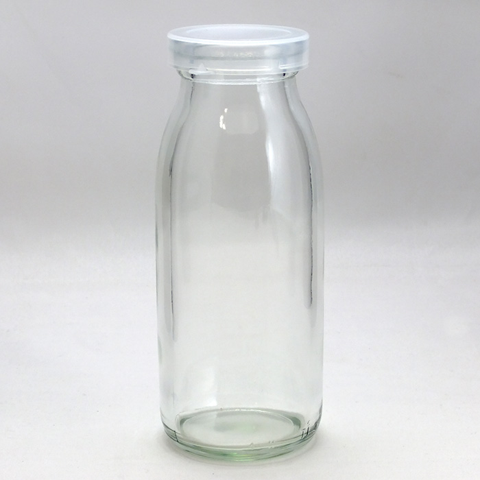 楽天市場】ガラス瓶 牛乳瓶 MILK200SS 200cc milk bottle : ガラスびんSHOP 楽天市場店