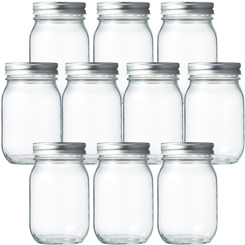 楽天市場】ガラス保存容器 ガラス瓶 蓋付 マヨネーズ瓶 マヨネーズ900