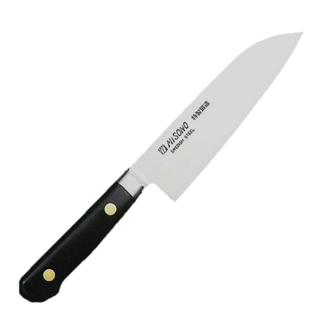 MISONO　ミソノ　包丁 EU・カーボン鋼 小三徳　本刃付け　140mm No.180H お好みで花の彫刻入もござます。
