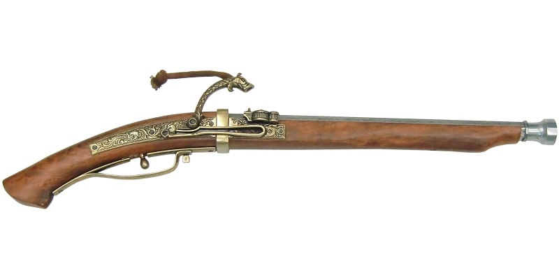 DENIX　デニックス 1272 火縄銃 種子島 ポルトガル伝来モデル 模造品 ピストル 銃レプリカ