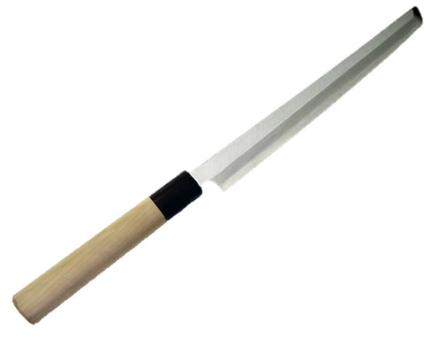 水野鍛える所 源昭忠 本鍛える 青鋼 真之棟(鮪切）まかない方 1尺 300粍