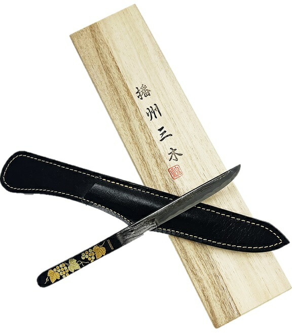 富田修作\u003cBR\u003e鍛鉄肌理 調査報告九寸五分\u003cBR\u003e飛び切り レターオープナー\u003cBR\u003e京象嵌 グレープ 031727\u003cBR\u003e日本製\u003cBR\u003e【25-3-10018304】