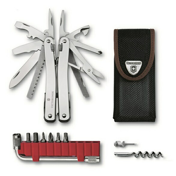 VICTORINOX ビクトリノックス　 SWISSTOOL SPIRIT X Plus　 スイスツールスピリットXプラス　 35機能　115mm　 ナイロンケース付　 3.0235.N