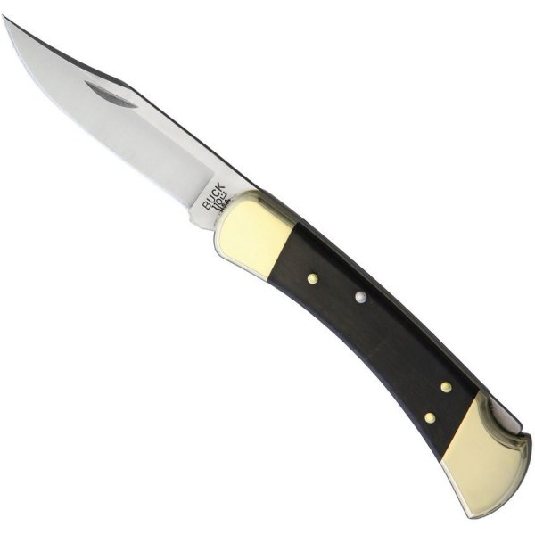 BUCK　バック 110BRS　FOLDING　HUNTER　フォールディング　ハンター 皮ケース付