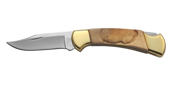 BUCK（うしろ側）\u003cBR\u003e112MBU マンモス牙手持ち部分\u003cBR\u003eディーンモーガン刻みつける アメリカ野牛