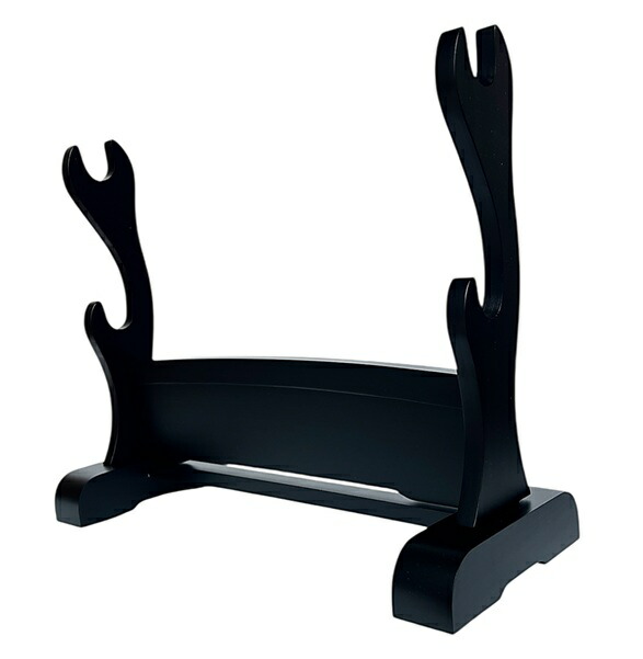 刀掛台　二本掛　組み立て式　横2本　掛け用 刀掛け　美術刀 楽天市場】短刀 掛け台 横2本 掛け用 刀掛け台 飾り台 艶消し 置台