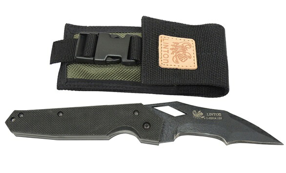 LINTON リントンテラノザウルスIIL-92014.125G10ハンドル ブラックシース付き｜関の刃物屋ＭＡＲＵＯＫＵネット