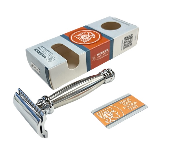 MERKUR メルクール ドイツ製 ゾーリンゲン 髭剃り ひげそり 両刃ホルダー 流線型重厚グリップ 43002 【51-4】 8,303円