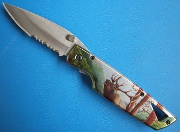 BUCK バック 175S3 Lightning　2 ライトニング　2 シングルエルク フォールディングナイフ
