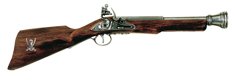 DENIX　デニックス1094/Gパイレーツブランダーバス グレーレプリカ 銃 拳銃 モデルガン ピストル模造｜関の刃物屋ＭＡＲＵＯＫＵネット