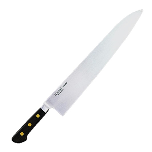 MISONO　ミソノ　包丁EU・カーボン鋼牛刀　270mmNo.114お好みで龍の彫刻入もござます。｜関の刃物屋ＭＡＲＵＯＫＵネット