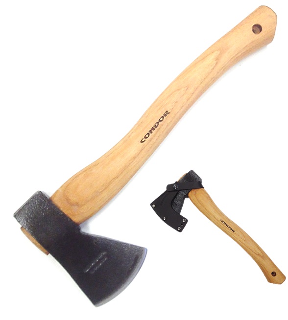 CONDOR コンドル CTK4070-C15 Greenland Pattern Axe グリーンランド 斧　手斧　薪割斧 薪割り 薪わり おの アックス 皮シース付 【47】