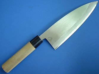 関の刃物屋特選　出刃包丁　信正印　195mm　白紙2号付鋼【7-1】【575579】｜関の刃物屋ＭＡＲＵＯＫＵネット