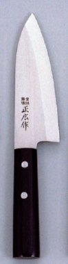 正広 10604 ステン和まかない方\u003cBR\u003e出刃包丁 135粍\u003cBR\u003e【MASAHIRO-10604】