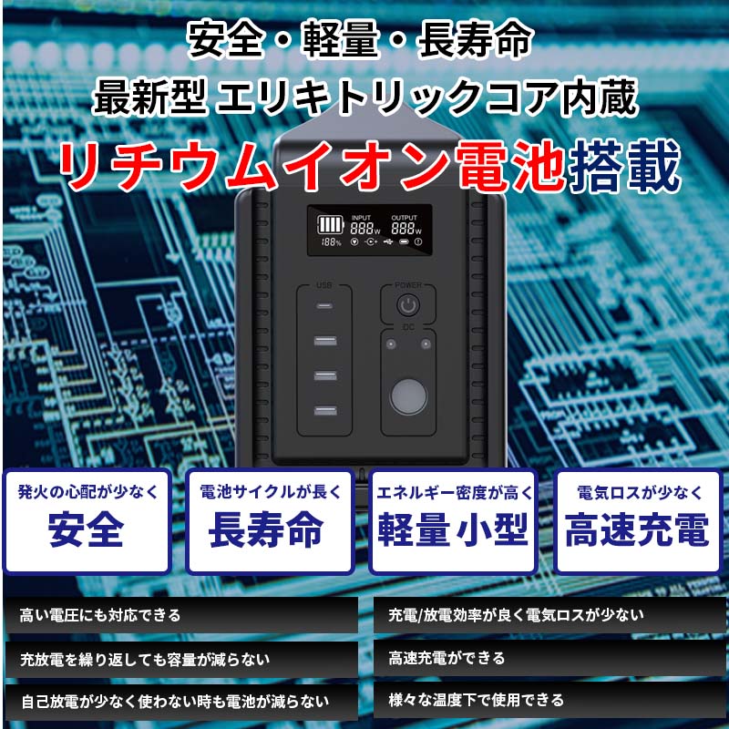停電にタフに備える大容量ポータブル電源TB500560wh39000mAh500wAC出力正弦波LED懐中電灯付10年寿命PSEリチウム電池防災グッズ発電機ソーラーパネルMPPT充電急速充電蓄電池家庭用ポータブルバッテリー車中泊非常用電源災害SEKIYA