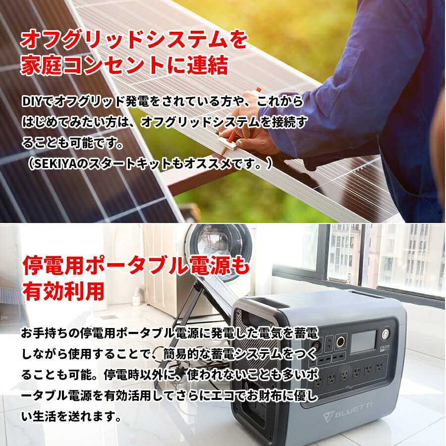 SALE／62%OFF】 アメリカで大人気 コンセントに差して発電 プラグインソーラー 2050ソーラー ソーラーパネル 400w 39.6v 架台付  工事不要 すぐ使える マイクロインバーター NEP 電気代削減 停電 災害 非常用電源 ポータブル電源 化石燃料削減 安全 fucoa.cl