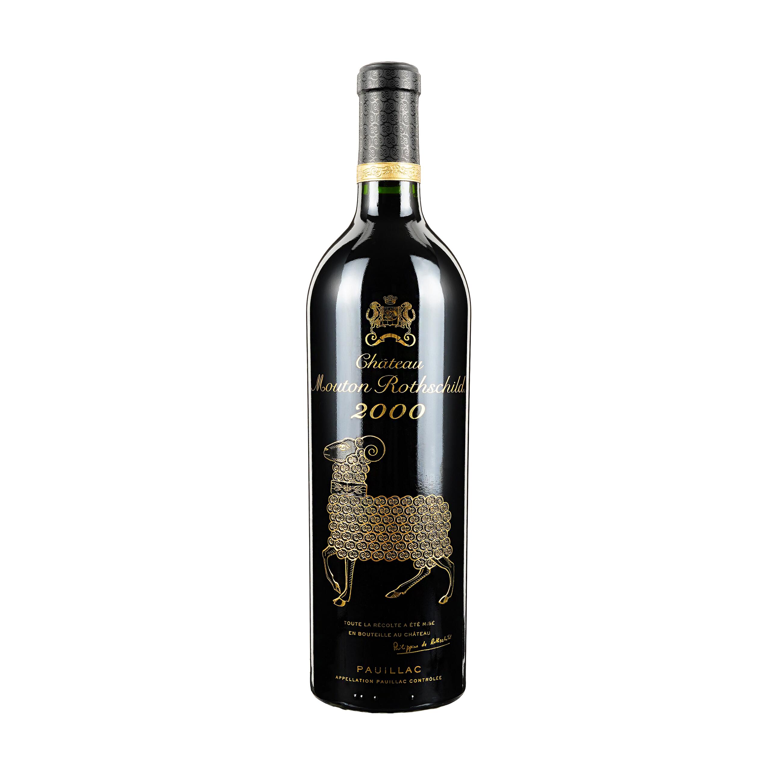 2000 シャトー ムートン ロートシルト CHATEAU MOUTON ROTHSCHILD フランス ボルドー 赤ワイン 750ml｜selead shop