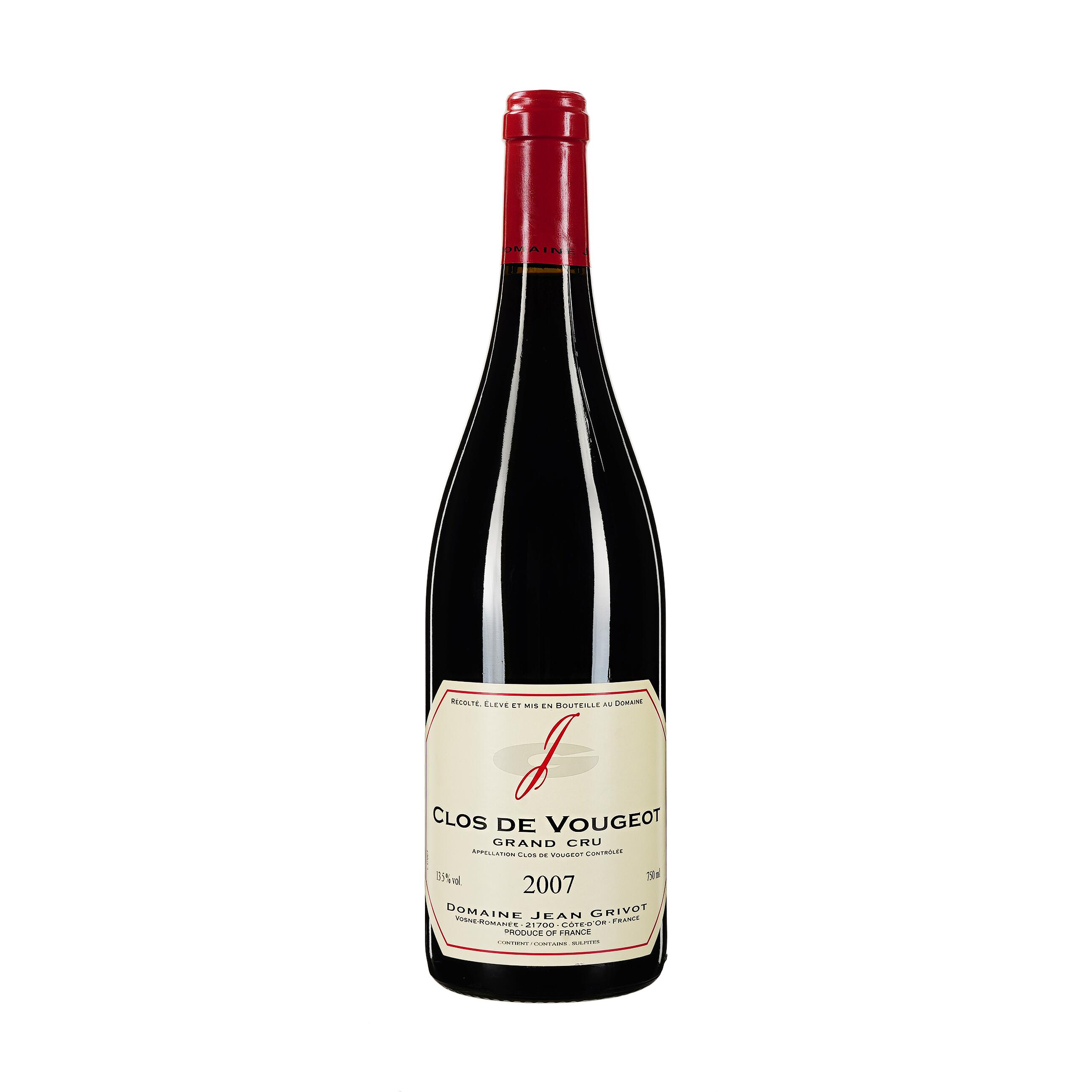 2007 ジャン・グリヴォ クロ・ド・ヴージョ グラン・クリュ Domaine Jean Grivot Clos De Vougeot Grand Cru 2007 750ml 750ml 赤ワイン｜selead shop