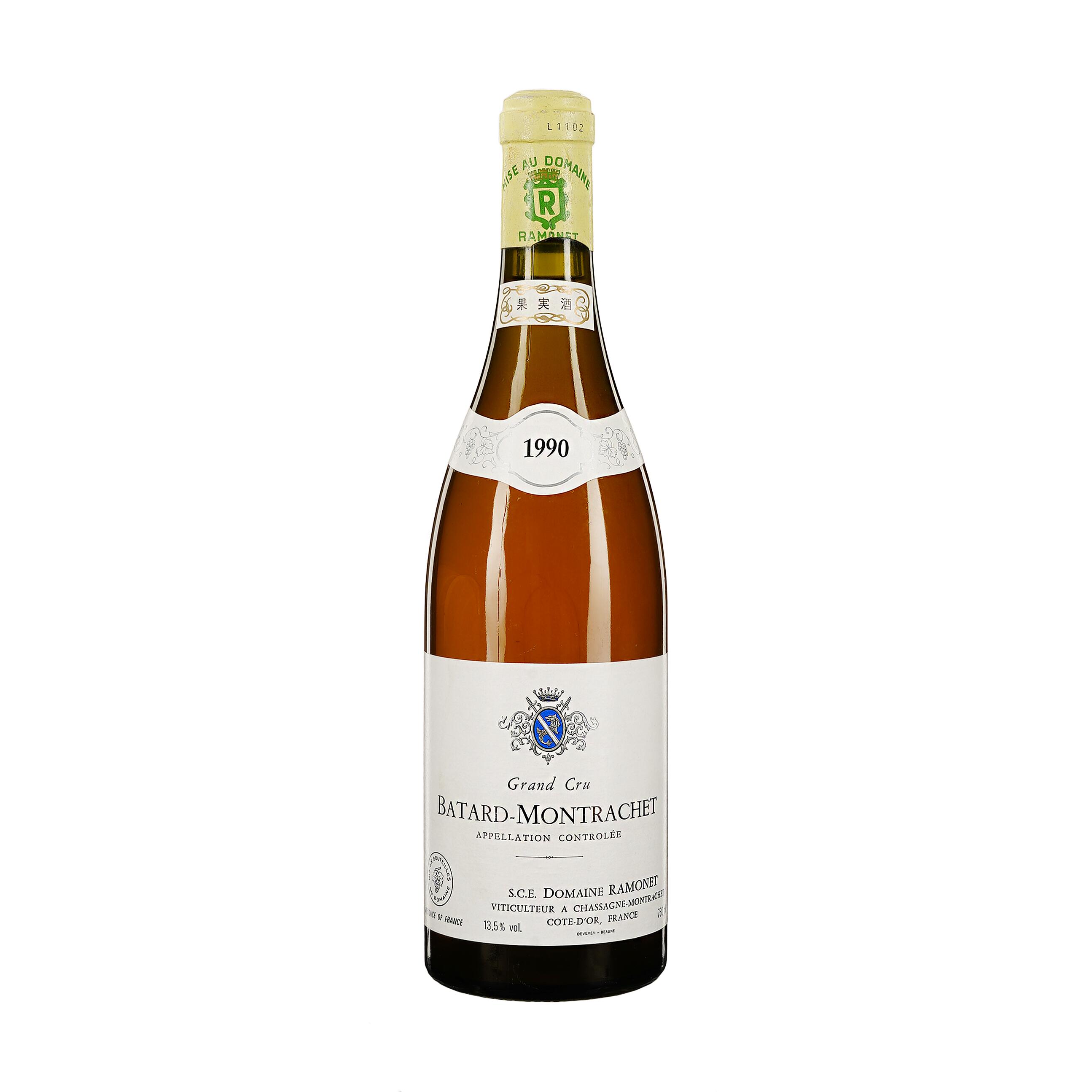 1990 ドメーヌ・ラモネ バタール・モンラッシェ グラン・クリュ Domaine Ramonet Batard Montrachet Grand Cru 750ml 白ワイン フランス ブルゴーニュ｜selead shop