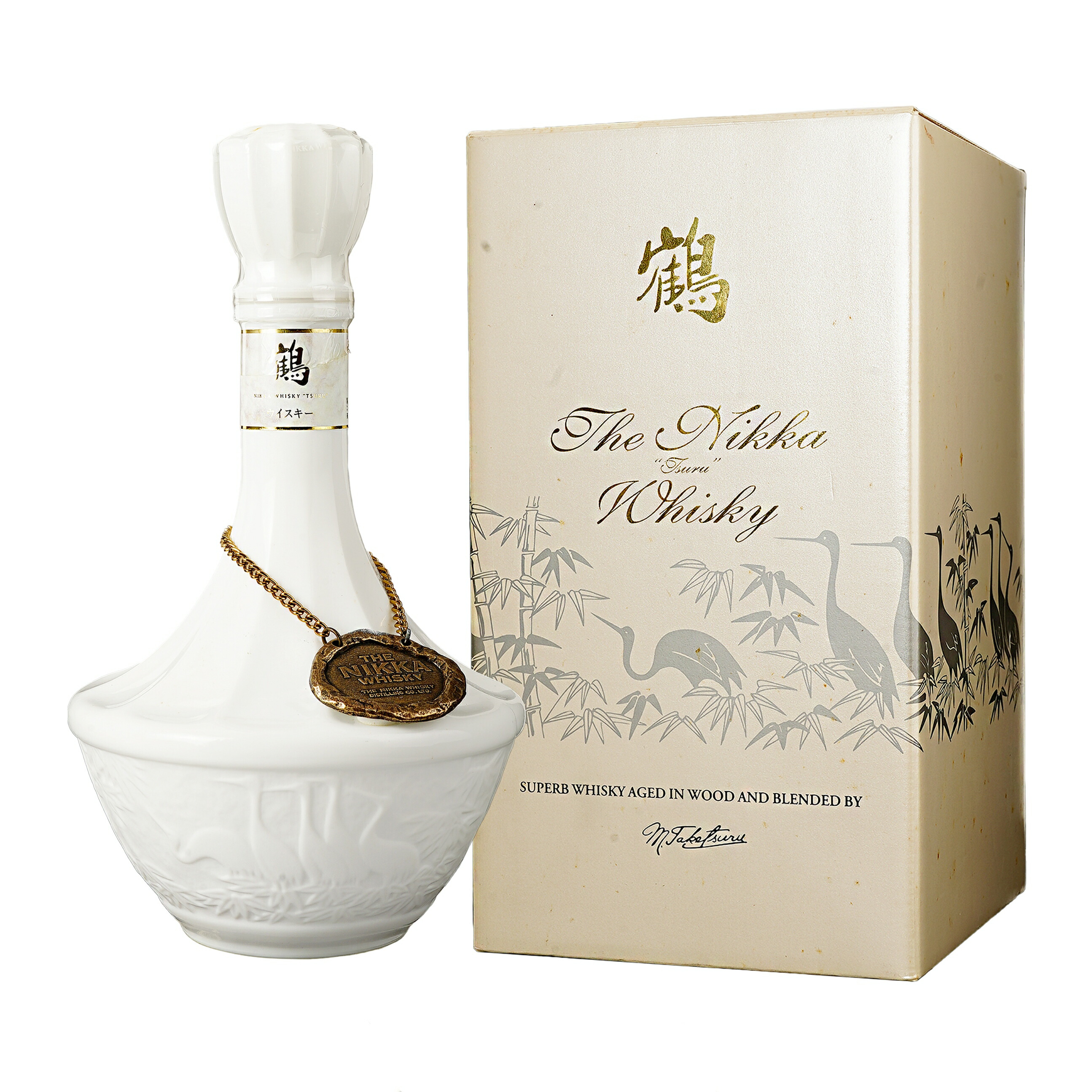 楽天市場】【東京都在住限定】終売品 ニッカウイスキー 鶴 陶器ボトル