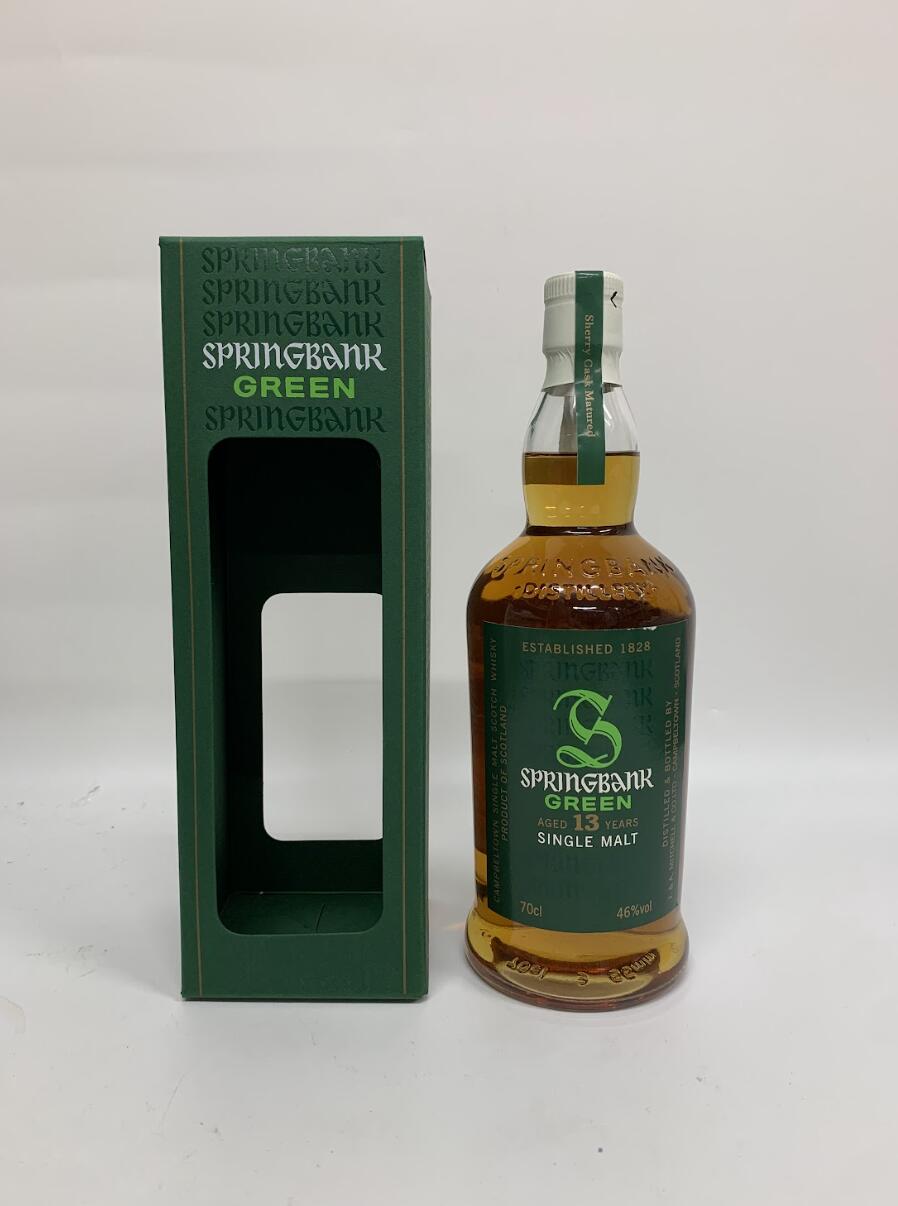 楽天市場】ウイスキー Springbank スプリングバンク 13年 グリーン 700ml 46% : selead shop