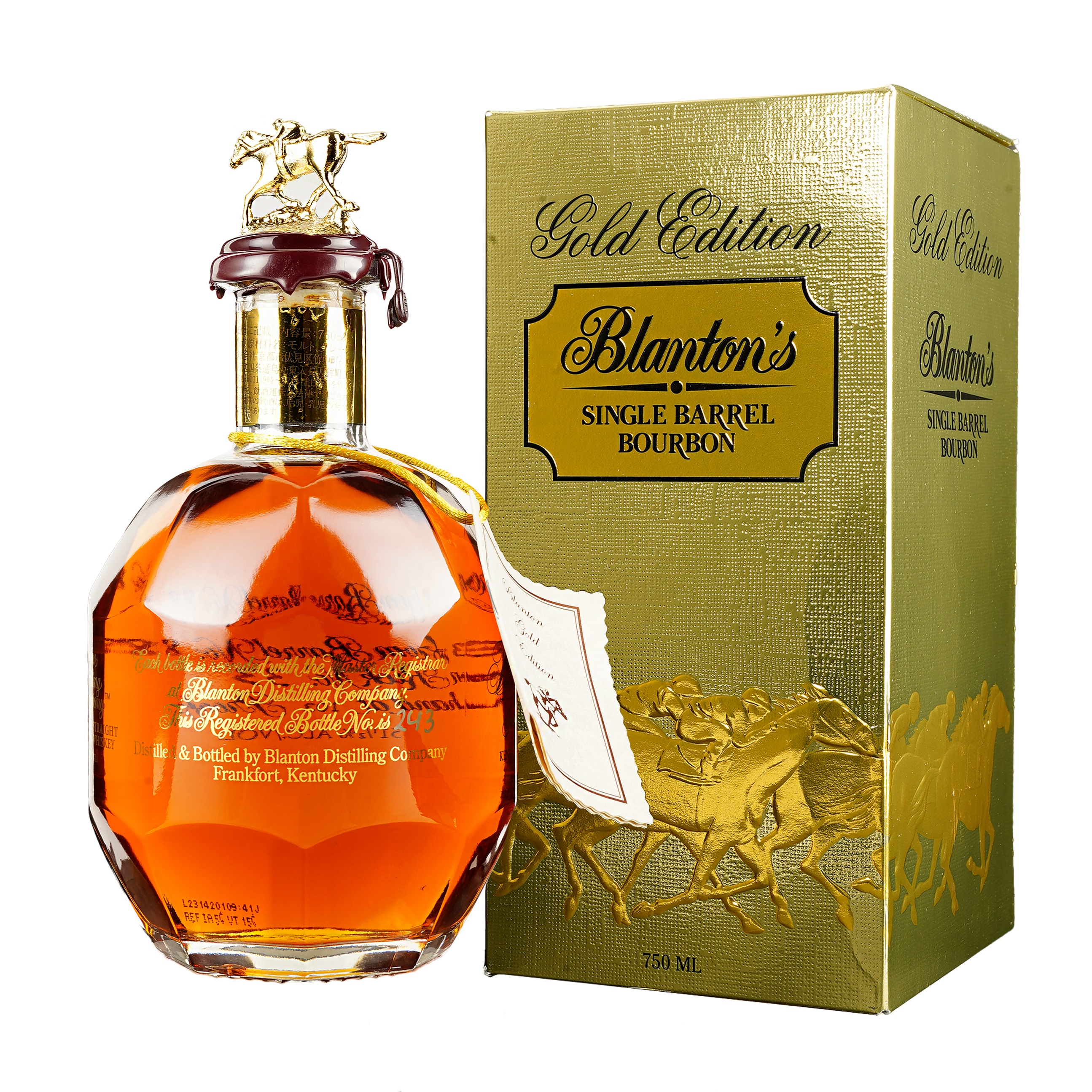 楽天市場】送料無料 ブラントン ゴールド 51.5度 箱付 750ml Blanton's