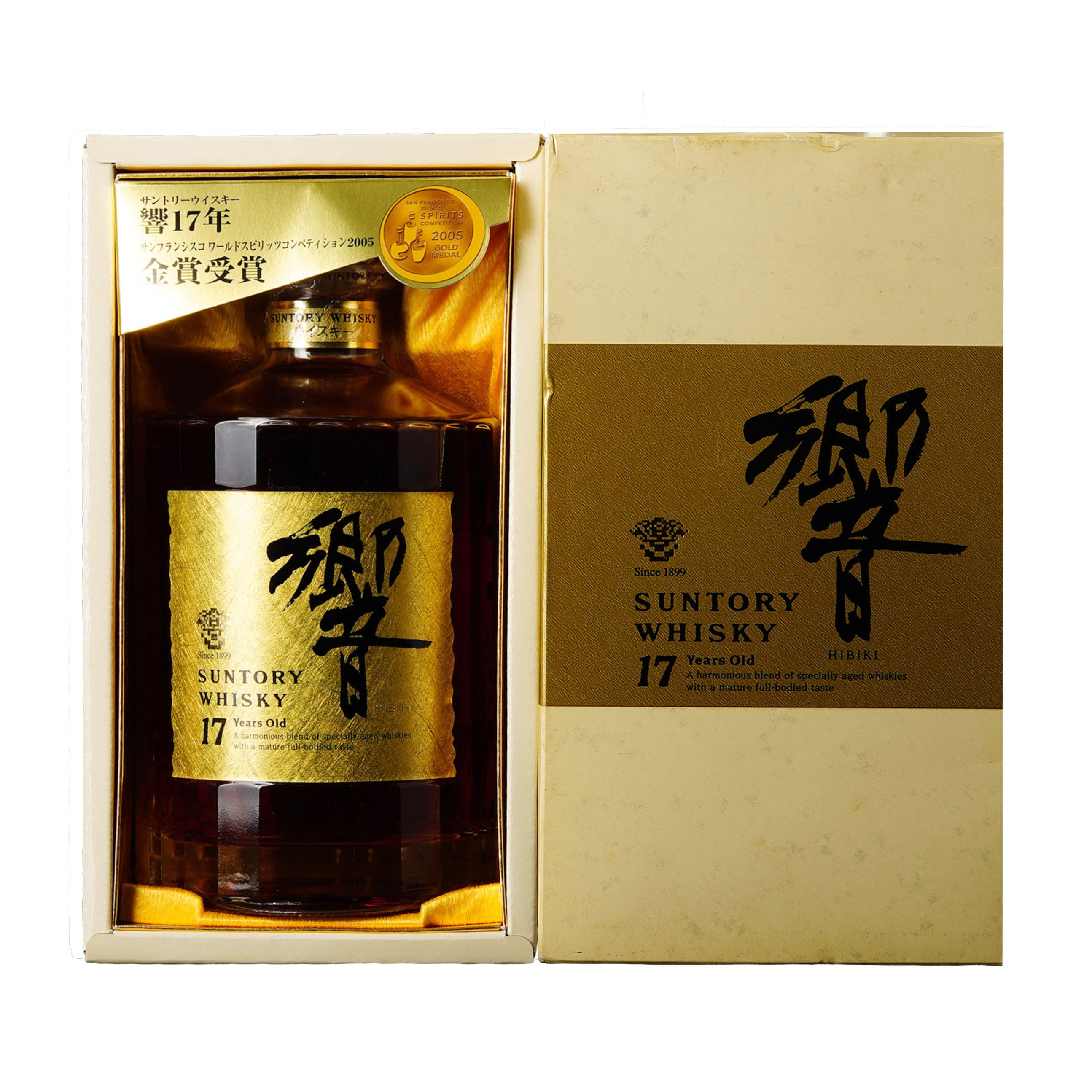 サントリー響 17年 ゴールドラベル クリアキャップ 首掛け付き 750ml 楽天市場】【レトロ：17年表示なし】響 ゴールドラベル 首掛け