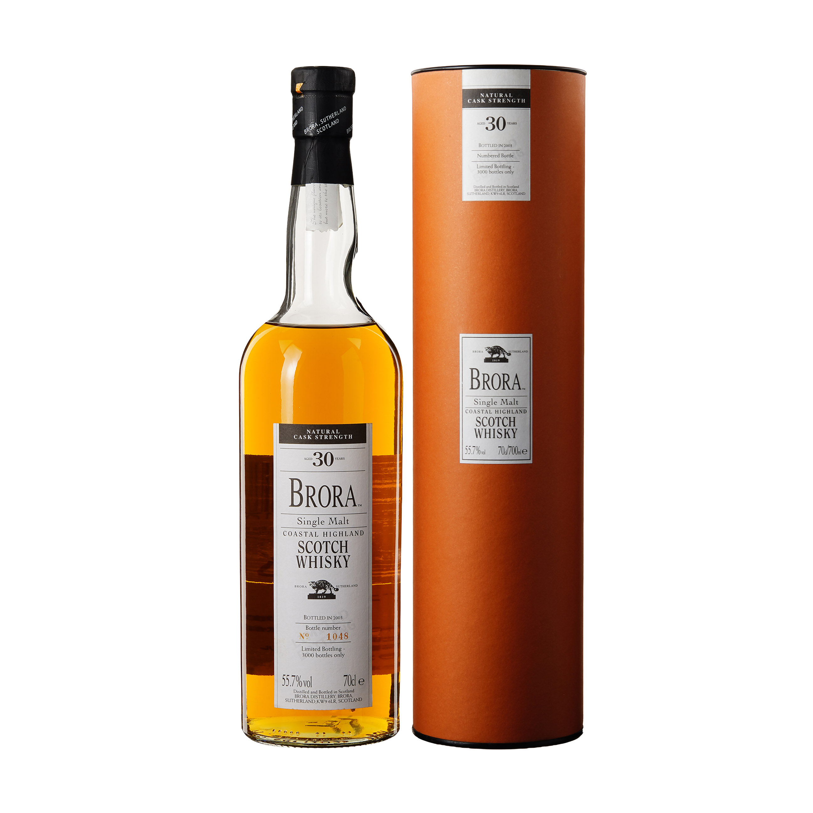 BRORA ブローラ 30年 カスクストレングス 2003 55.7% 空瓶空箱 BRORA ブローラ 30年 カスクストレングス 2003 55.7% 空瓶空箱