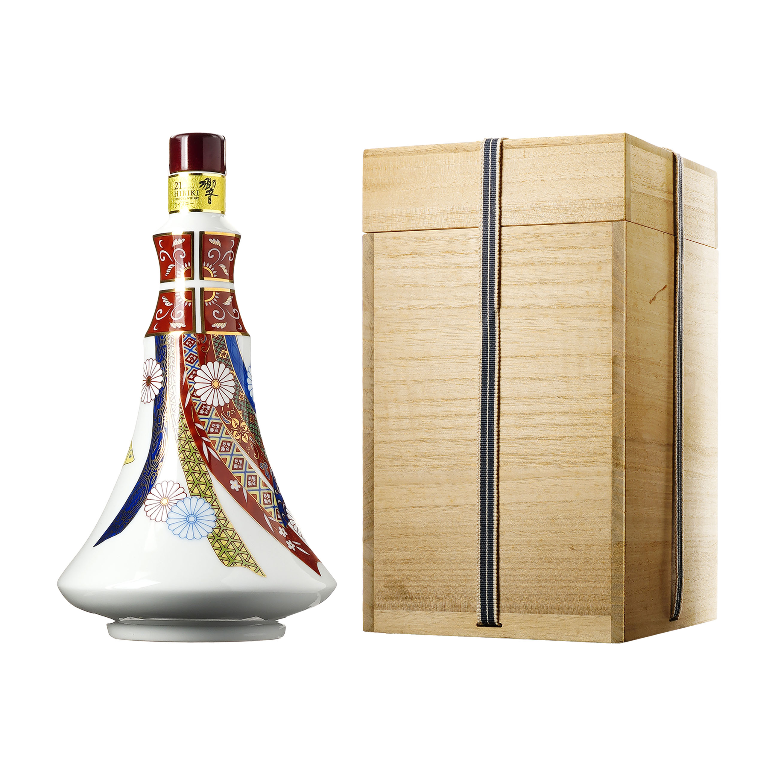 サントリー ウイスキー 響　電話機型　未開封　箱あり サントリー（SUNTORY）響 750ml 金キャップ・ゴールドラベル 未
