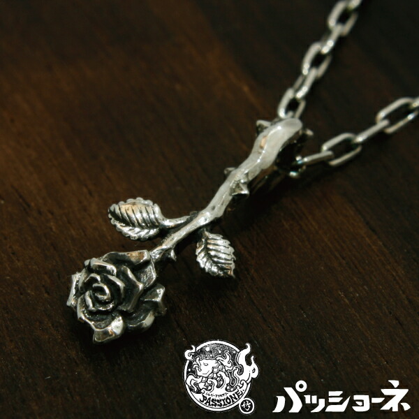 楽天市場】ブラックローズ シルバーネックレス シルバーアクセサリー