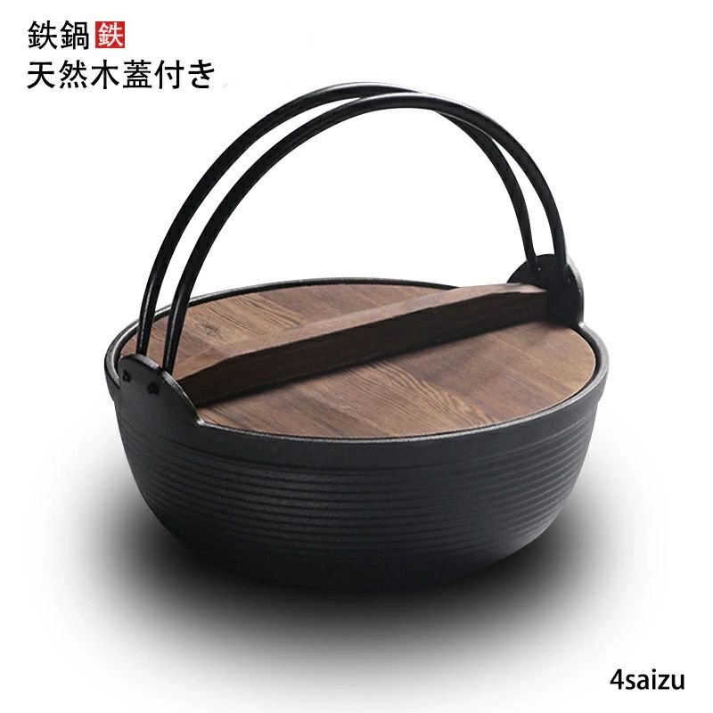 楽天市場】【特典付き】軽量 いろり鍋 30cm 木蓋付 池永鉄工 囲炉裏鍋