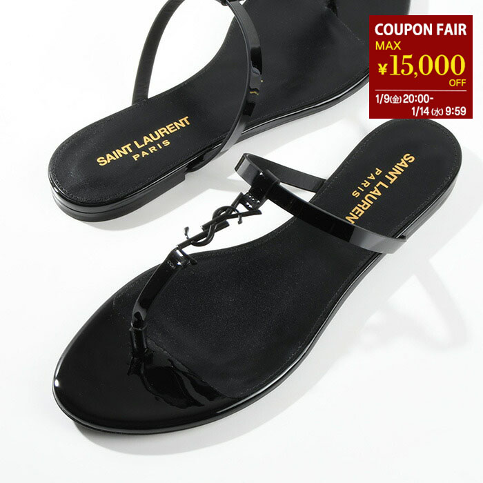 楽天市場】SAINT LAURENT サンローラン フラットサンダル 652758 BDATT