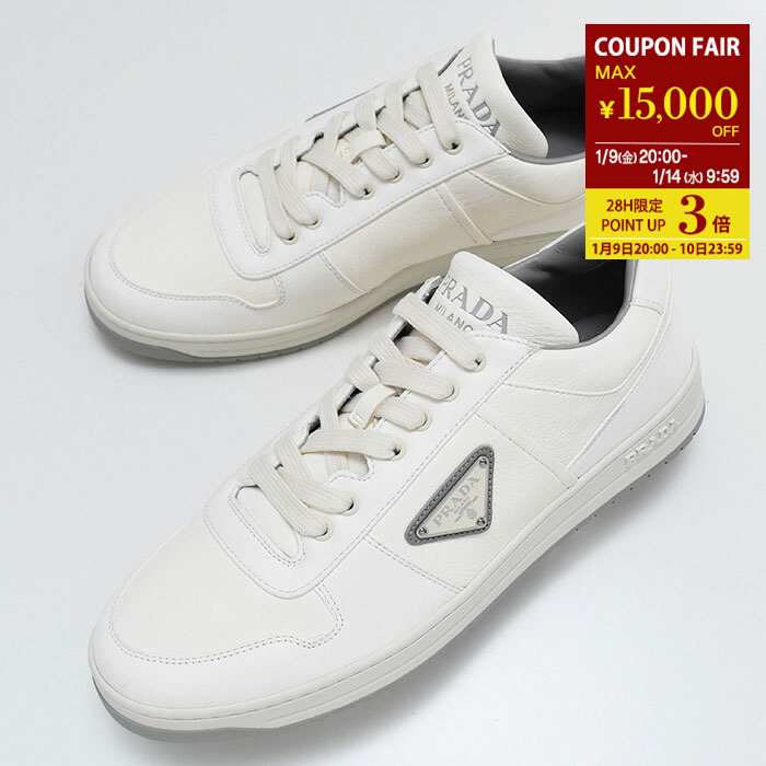 楽天市場】PRADA プラダ スニーカー PRAX ブラッシュドレザー Re-Nylon