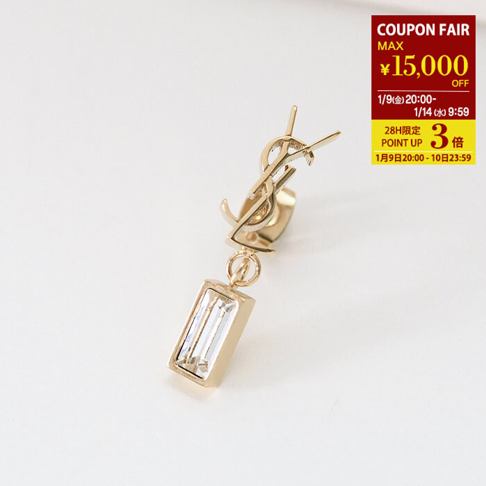 楽天市場】SAINT LAURENT サンローラン フープピアス 774487 Y1500