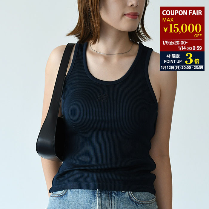 楽天市場】LOEWE ロエベ タンクトップ Anagram Logo Cropped Tank Top