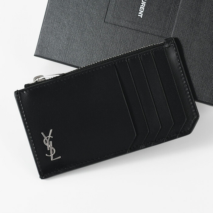 SAINT LAURENT　YSLロゴキルティングレザー カードホルダ 楽天市場】【P5倍】サンローラン・パリ／SAINT LAURENT PARIS