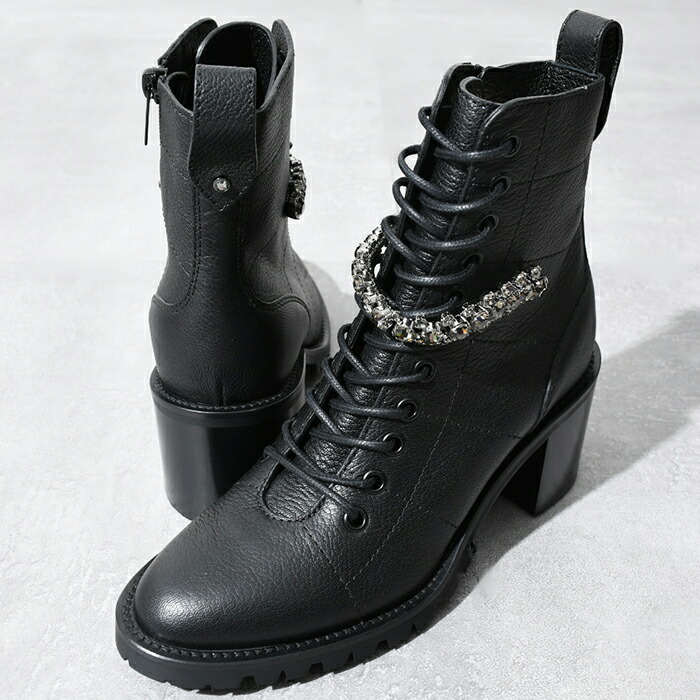 楽天市場】Jimmy Choo ジミーチュウ ミドルブーツ BIKER II SQM