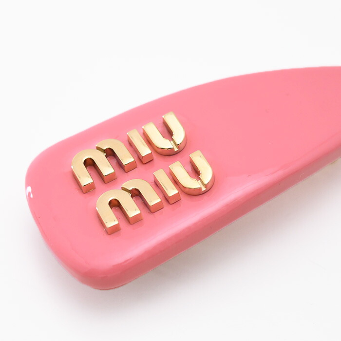 9/25再入荷】MIU MIU ミュウミュウ ヘアクリップ ヘアアクセサリー