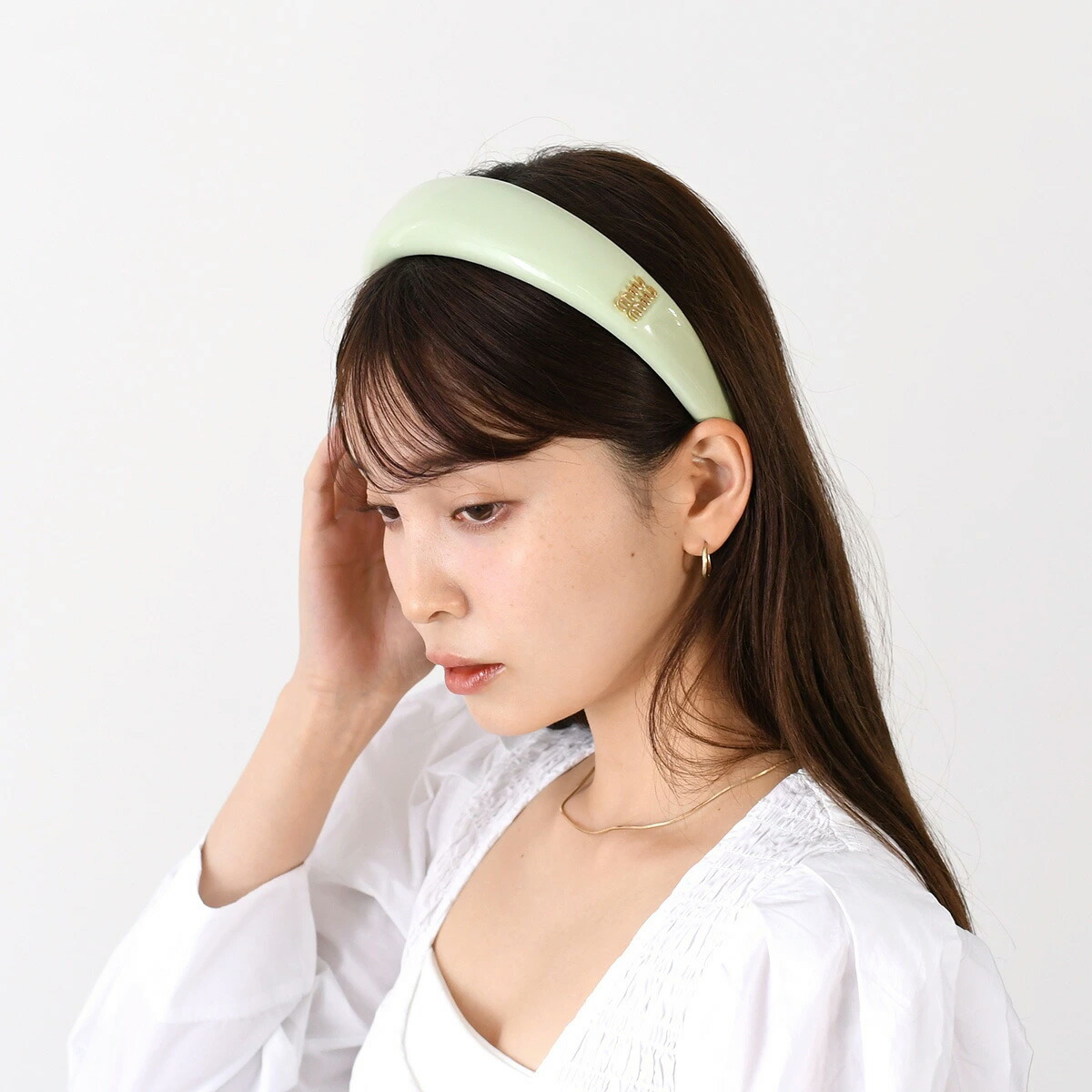 楽天市場】MIUMIU ミュウミュウ カチューシャ 5IH025 068 レディース