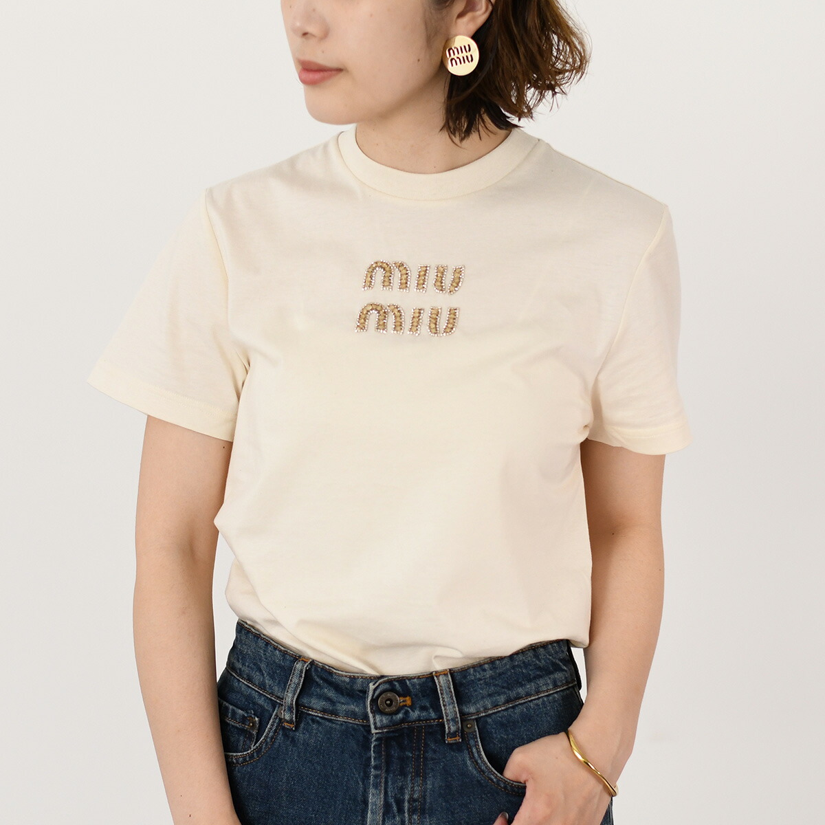 楽天市場】【最大1万円オフクーポン】MIU MIU ミュウミュウ トップス