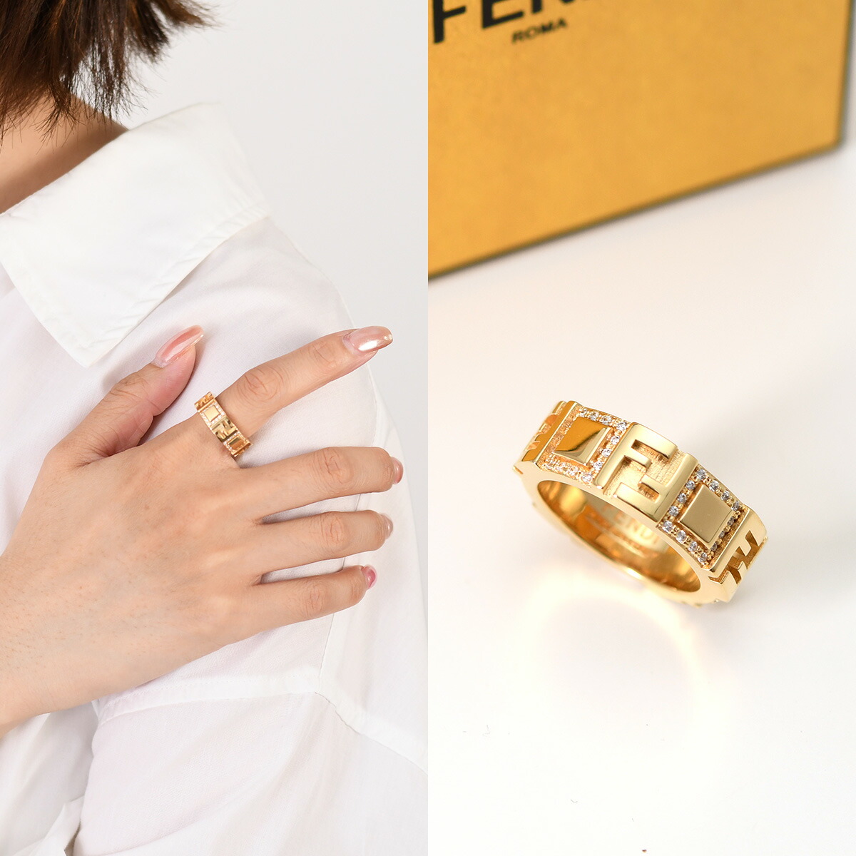 楽天市場】FENDI フェンディ リング FOREVER フォーエバー