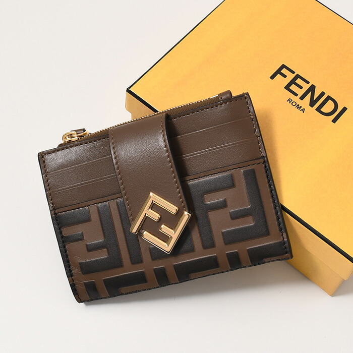 FENDI 二スリムバゲット 財布 スモール　二つ折り財布 FENDI フェンディ 財布 二つ折り財布 BAGUETTE SLIM スリム