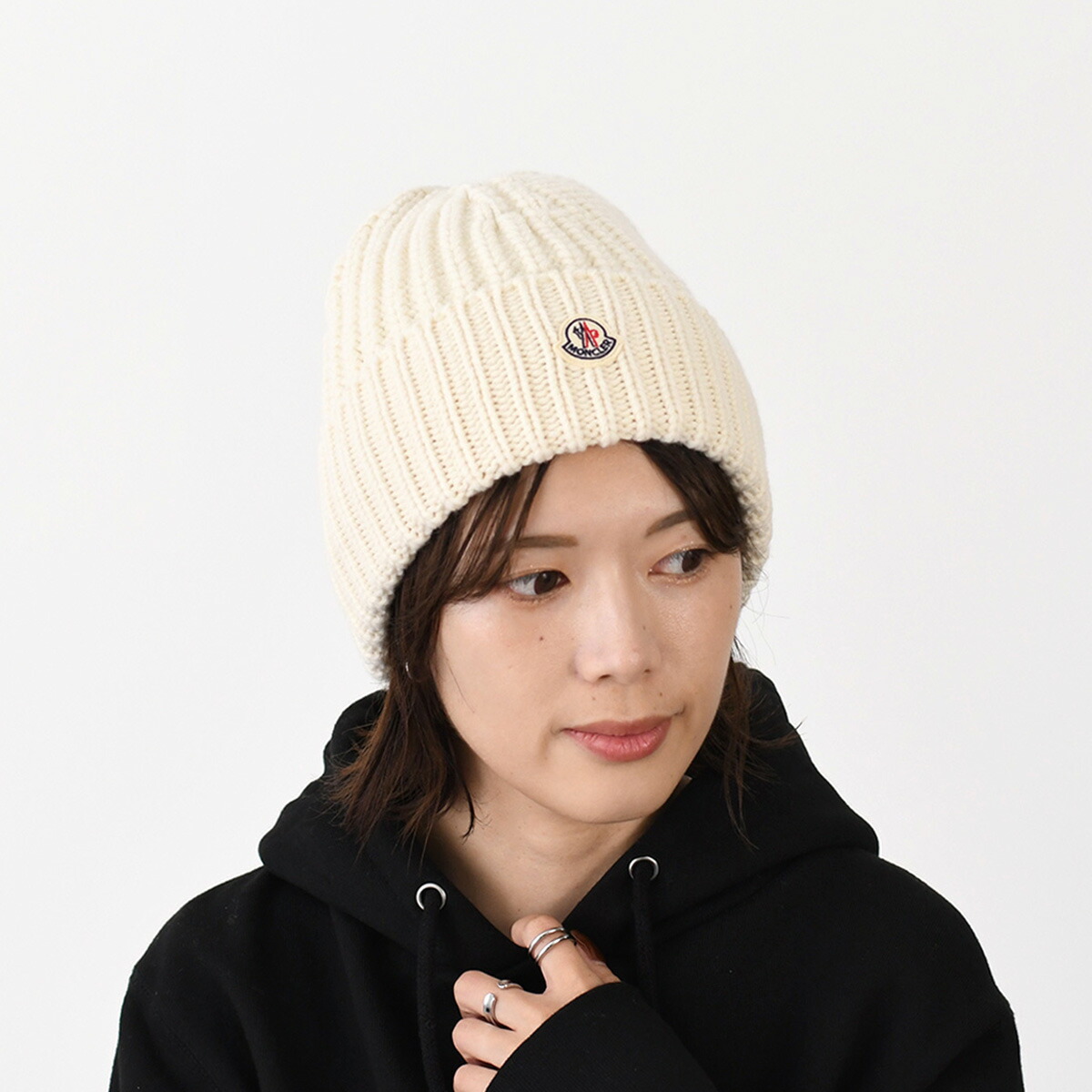 楽天市場】MONCLER モンクレール ニット帽 3B00027 M1131 レディース