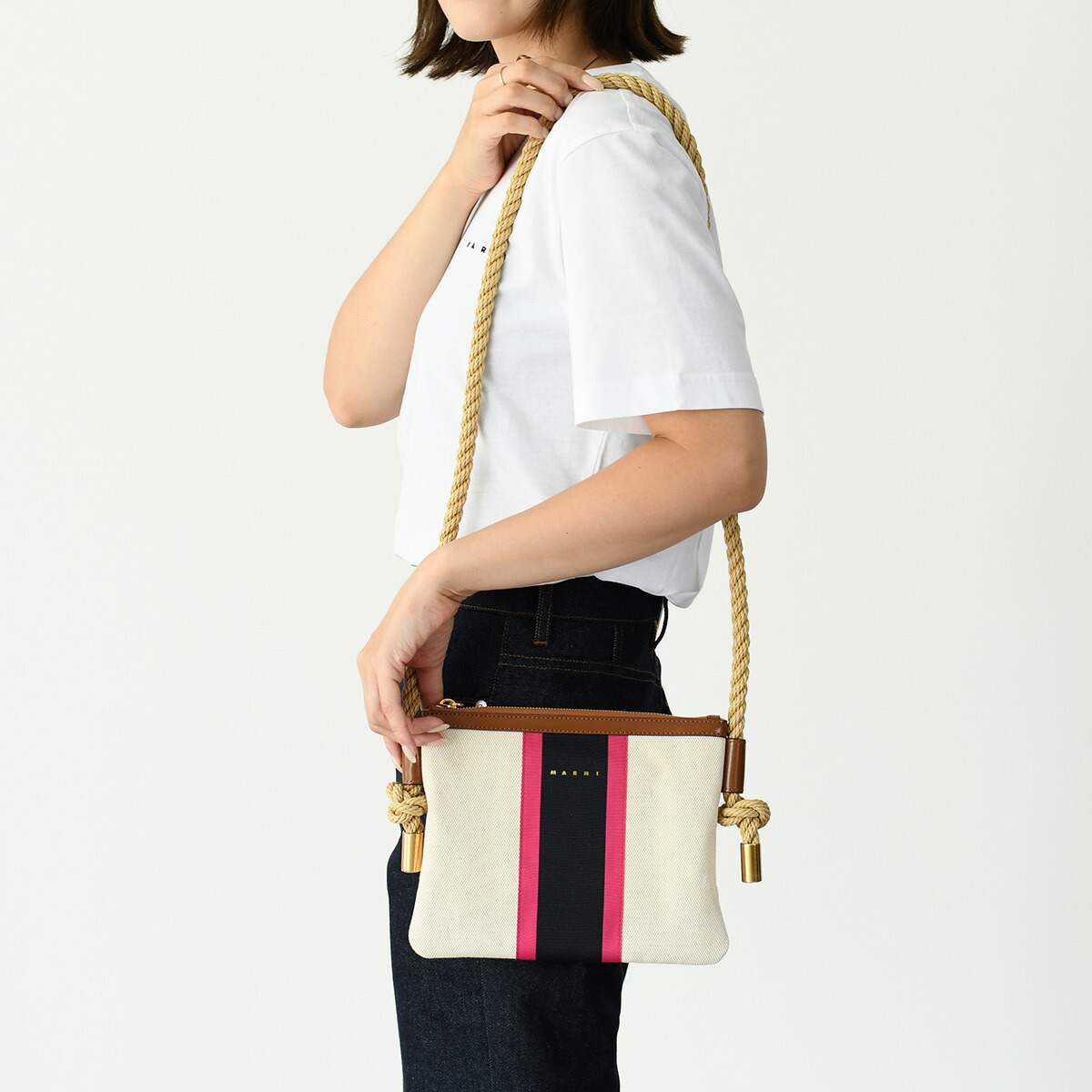 楽天市場】MARNI マルニ バッグ ロープハンドル MARCEL