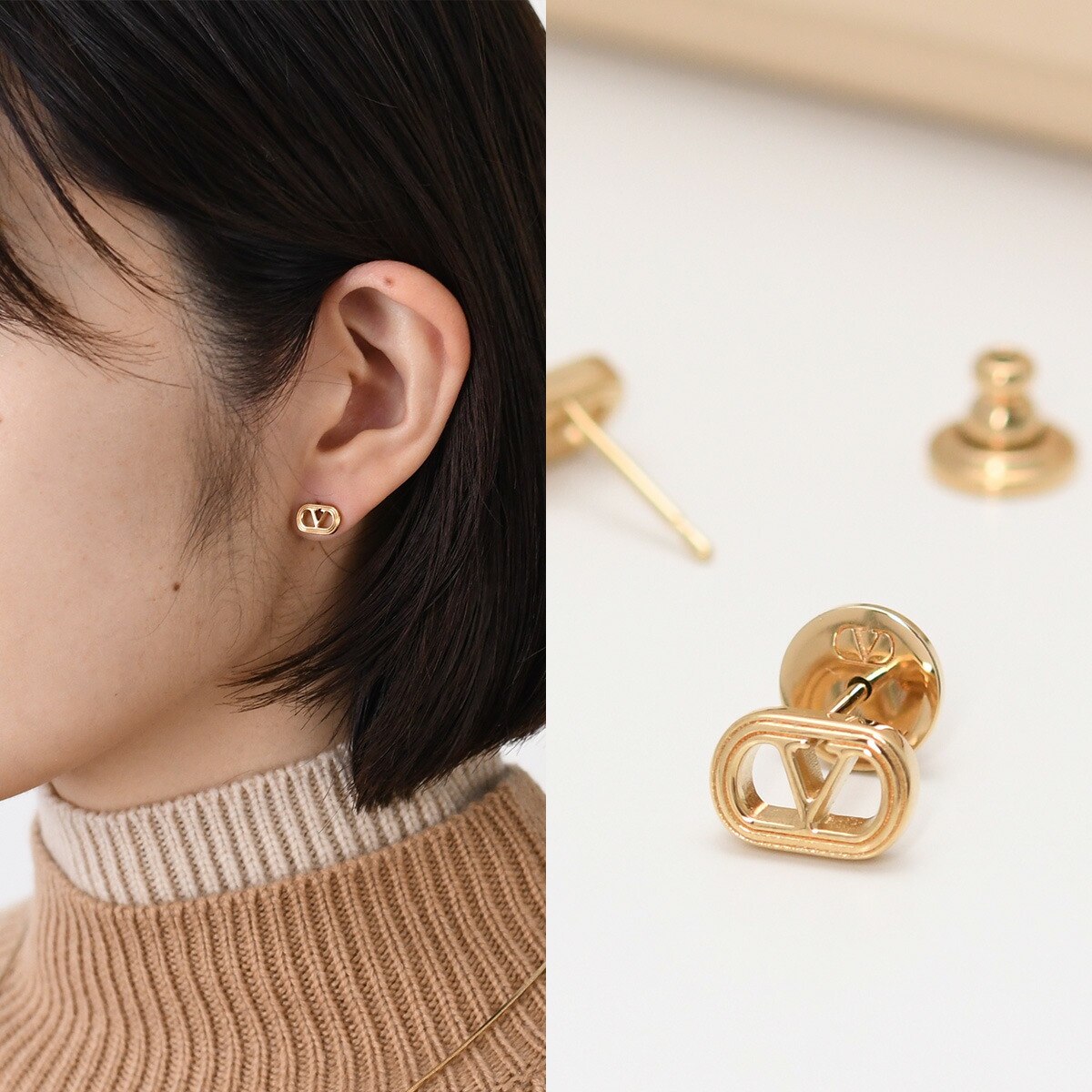 楽天市場】【2/25限定クーポン】VALENTINO ヴァレンティノ ピアス