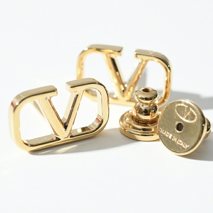関税負担なし☆VALENTINOヴァレンティノVロゴシグネチャーピアス 関税負担なし☆VALENTINOヴァレンティノVロゴシグネチャーピアス