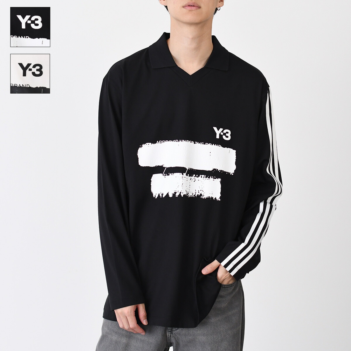 楽天市場】Y-3 ワイスリー カットソー U LOGO LS TEE HM5038