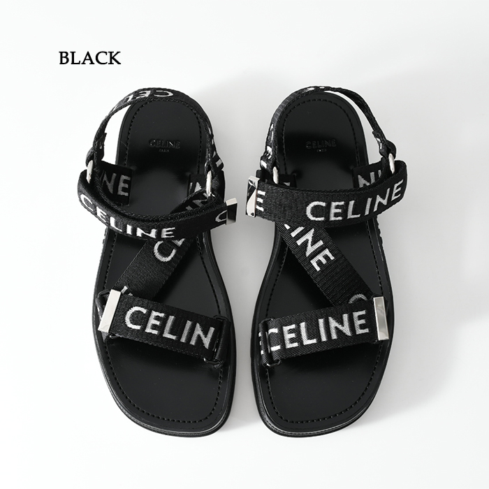 サントスピンク CELINE サンダル BLACK - 通販 - motelparati.com.br